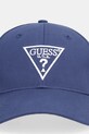 Guess czapka z daszkiem bawełniana Z4YZ00.WFKN0 granatowy AW25