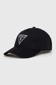 Guess șapcă de baseball din bumbac bumbac negru Z4YZ00.WFKN0