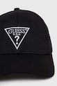 Guess șapcă de baseball din bumbac Z4YZ00.WFKN0 negru AW24