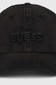 Хлопковая кепка Guess Z4YZ03.WO07T чёрный AW24