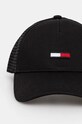 Tommy Jeans czapka z daszkiem AM0AM12425 czarny AW24