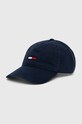Tommy Jeans czapka z daszkiem aplikacja granatowy AM0AM12427