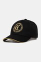 Just Cavalli șapcă de baseball din bumbac bumbac negru 77QAZK5A.ZG318