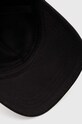 Хлопковая кепка Drôle de Monsieur La Casquette Slogan чёрный PERM.CP151.CO138.BL