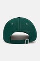 Akcesoria Drôle de Monsieur czapka z daszkiem bawełniana La Casquette Slogan PERM.CP151.CO138.DGN zielony