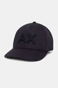 Bavlnená šiltovka Armani Exchange bavlna tmavomodrá 954213.4F112