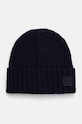 Armani Exchange czapka z domieszką wełny z domieszką wełny granatowy 954662.4F302