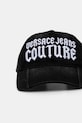 Versace Jeans Couture șapcă de baseball din denim 77GAZK56.ZG298 negru AW24