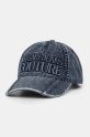 Versace Jeans Couture cappello jeans cotone blu navy 77GAZK46.ZG302