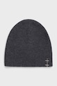 Vlněná čepice Heliot Emil PREAW24.16.107 šedá AW24