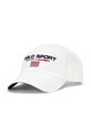 Бавовняна бейсболка Polo Ralph Lauren аплікація білий 710881562