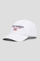 Polo Ralph Lauren czapka z daszkiem bawełniana aplikacja biały 710881562