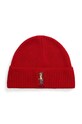 Kapa s dodatkom vune Polo Ralph Lauren bez uzorka crvena 449959381