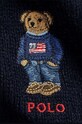 Polo Ralph Lauren czapka i szalik z domieszką wełny 449959532 niebieski AW24