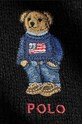 Vlněná čepice a šála Polo Ralph Lauren 449959532 černá AW24