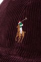 Polo Ralph Lauren czapka z daszkiem bawełniana bordowy 710847175