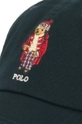 Αξεσουάρ Βαμβακερό καπέλο του μπέιζμπολ Polo Ralph Lauren 710950650 μαύρο