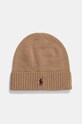 Шерстяная шапка и шарф Polo Ralph Lauren 710951146 коричневый AW24