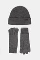 Barbour komplet wełniany wełna szary MGS0091