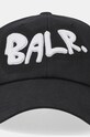 BALR. czapka z daszkiem bawełniana Game of the Gods B6110.1071 czarny AW24