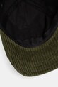 Akcesoria A.P.C. czapka z daszkiem sztruksowa casquette charlie COEZQ.M24069 zielony