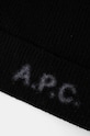 Doplňky Vlněná čepice A.P.C. bonnet harry WVBDK.M25085 černá