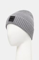 Vlněná čepice BOSS 50522426 šedá AW24