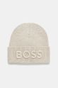 Boss Orange berretto in lana lana beige 50522449