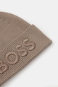Vunena kapa BOSS Orange Afox_R 50522449 smeđa AW25