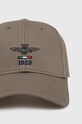 Хлопковая кепка Aeronautica Militare HA1179CT2848 зелёный AW24