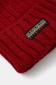 Akcesoria Napapijri czapka z domieszką wełny Fea 2 NP0A4GKAR061 czerwony