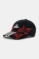 Памучна шапка с козирка adidas Originals 100T Cap щампа черен JE0319.M