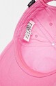 MM6 Maison Margiela cotton baseball cap pink SH0TC0003.M35190