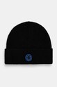 Hugo Blue caciula de lana uni negru 50527803