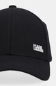 Vlněná kšiltovka Karl Lagerfeld 544121.805622 černá AW24