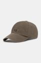 Памучна шапка с козирка Y-3 Dad Cap изчистен зелен JJ3948.M