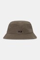 Y-3 kapelusz bawełniany Bucket Hat gładkie zielony JJ3950.M