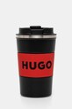 Accesorii HUGO căciulă și cană termică 50529736 negru