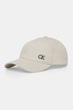 Calvin Klein czapka z daszkiem aplikacja szary K50K512349