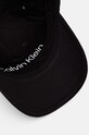 Calvin Klein șapcă de baseball din bumbac negru K50K512353