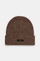 Вълнена шапка Calvin Klein вълна кафяв K50K512358