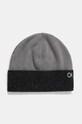 Шапка та шарф з домішкою вовни Calvin Klein K50K512390 сірий AW24