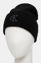 Čepice z vlněné směsi Calvin Klein Jeans K50K512461 černá AW24