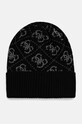 Guess caciula din amestec de lana cu modele negru AM9469.POL01