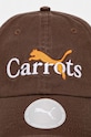 Бавовняна бейсболка Puma PUMA x CARROTS Dad Cap 25789. коричневий AW24