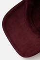 Tommy Hilfiger czapka sztruksowa bordowy AM0AM12757