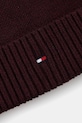 Doplnky Čiapka s prímesou kašmíru Tommy Hilfiger AM0AM12796 burgundské