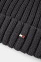 Akcesoria Tommy Hilfiger czapka wełniana AM0AM12798 szary