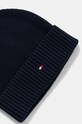 Kapa i šal s dodatkom kašmira Tommy Hilfiger mornarsko plava AM0AM12937