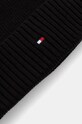 Čepice a rukavice s příměsí kašmíru Tommy Hilfiger černá AM0AM12938